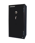 Uscan E 5928 gun safe with mechanical combination lock, high gloss black finish, residential firearm storage safe