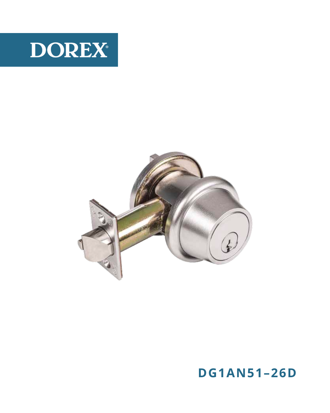 DOREX DG1 Series Grade 1 commercial gate latch designed for moderate traffic commercial gate applications