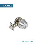 DOREX DG2 Series Grade 2 commercial gate latch designed for moderate traffic commercial gate applications