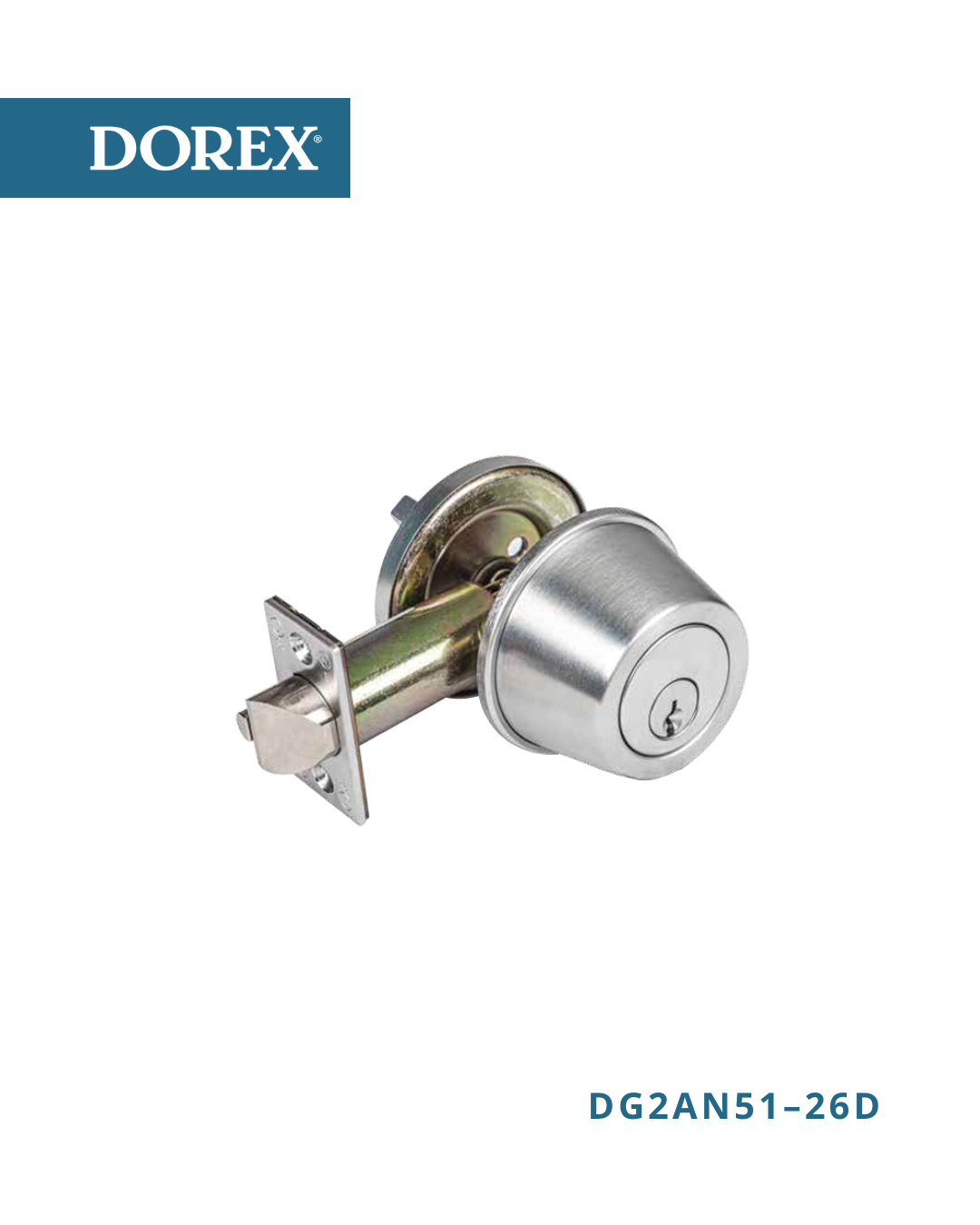 DOREX DG2 Series Grade 2 commercial gate latch designed for moderate traffic commercial gate applications