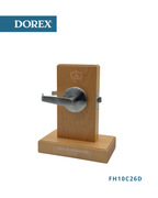 Commercial Cylindrical Door Lock Grade 2. Detail of DOREX FH10C26D latch mechanism