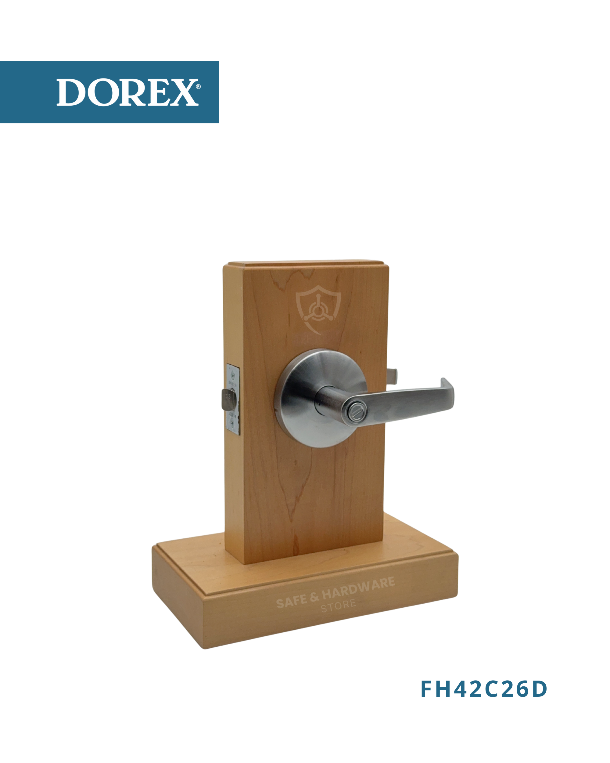 Commercial Cylindrical Door Lock Grade 2. DOREX FH42 privacy function cylindrical door lock