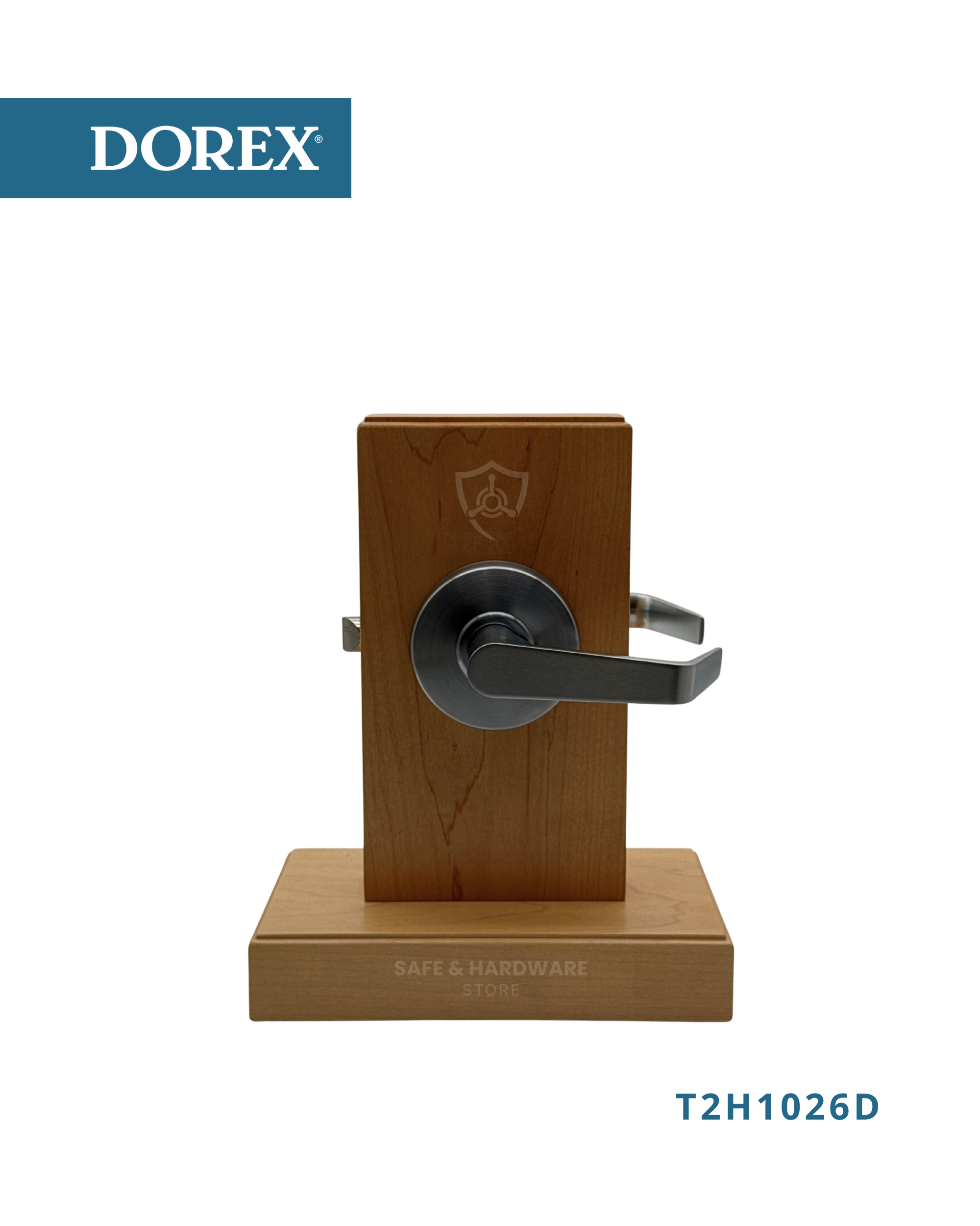DOREX T2H10-26D Grade 2 commercial cylindrical door lock satin chrome