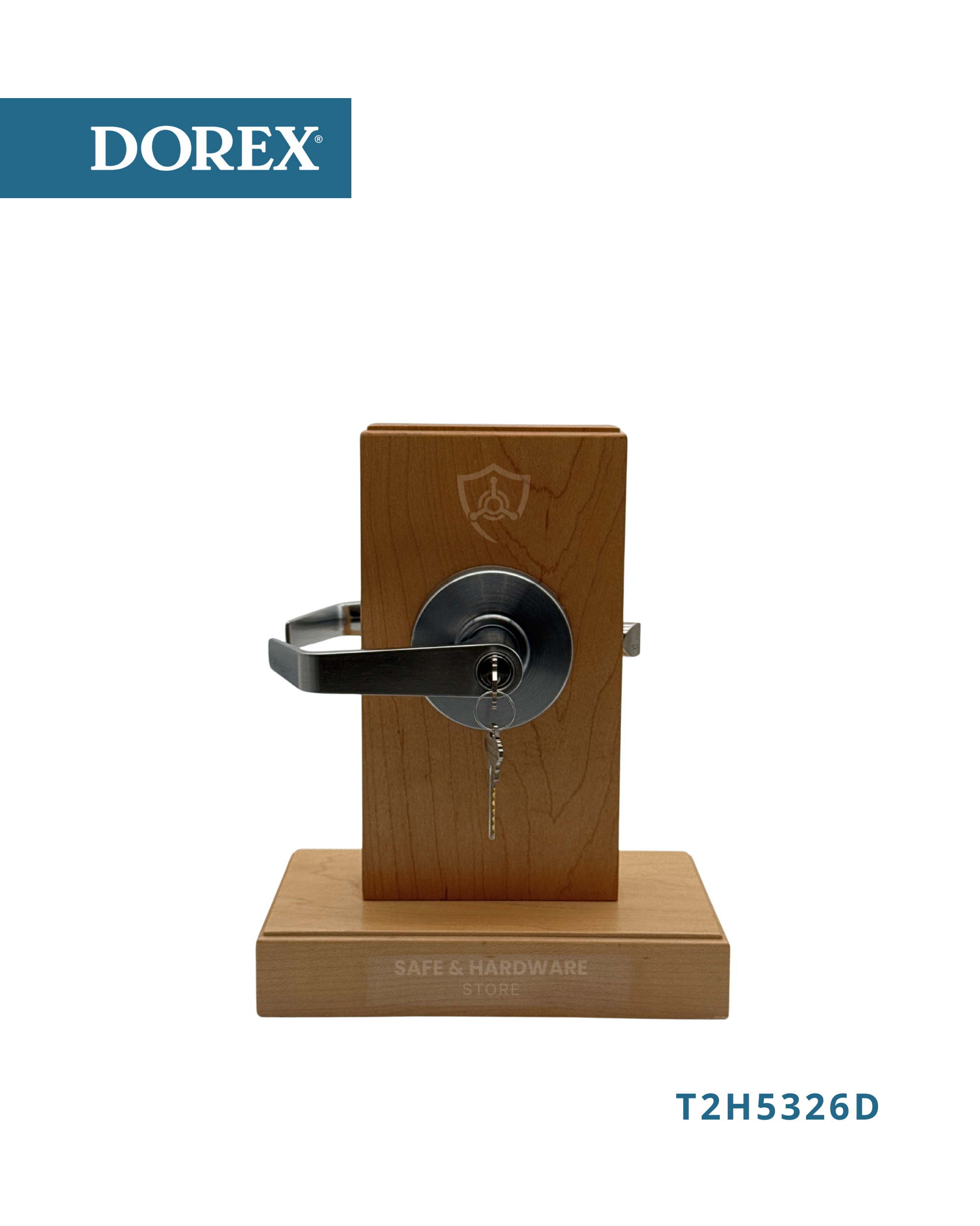 Installed DOREX T2H53-26D Grade 2 commercial door lock
