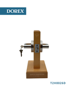 Commercial Cylindrical Door Lock Grade 2. Side view of DOREX T2H80-26D Grade 2 cylindrical door lock