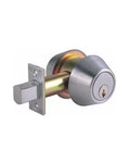 KROME Grade 2 commercial deadbolt lock designed for moderate commercial and heavy-duty residential door applications