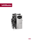 LiftMaster MH medium-duty logic jackshaft commercial door operator with chain hoist