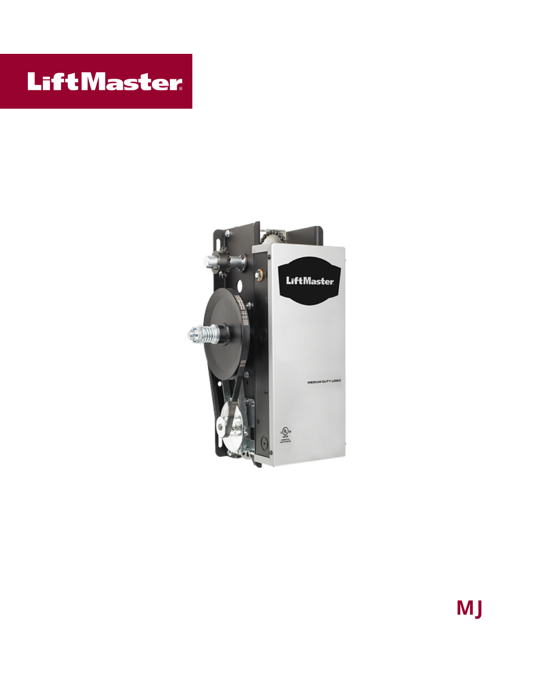 Commercial Door Operator LiftMaster MJ medium-duty logic jackshaft commercial door operator for rolling steel and sectional doors