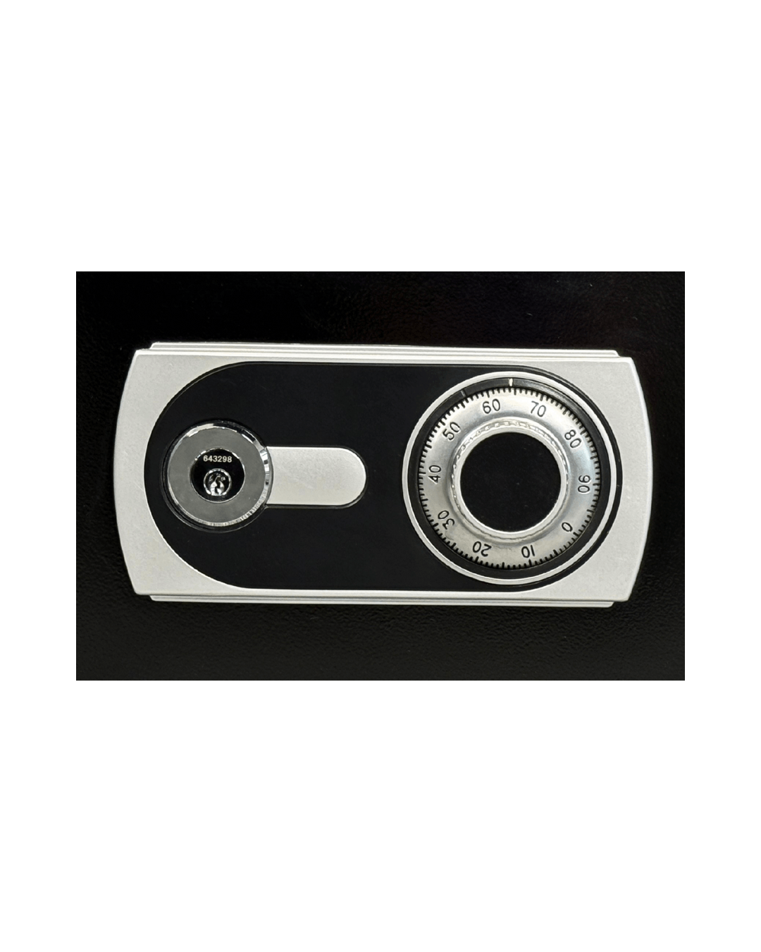 USCAN AF3044-CK office safe mechanical combination dial close-up