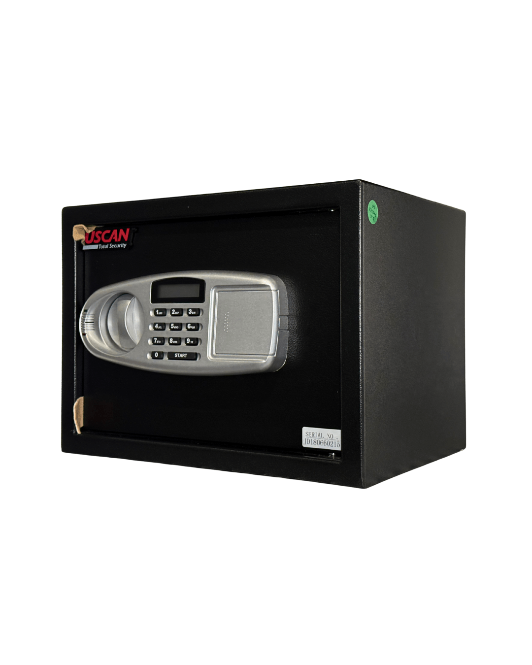 Electronic keypad and tubular key override on USCAN D-2736SLC safe