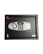 USCAN D-2736SLC office safe with electronic keypad, front view