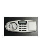 Interior view of USCAN D-2736SLC office safe with fixed shelf