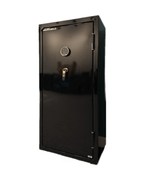 Angled side view showing depth of USCAN E5928 gun safe