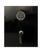 Close-up of electronic lock and premium door organizer inside USCAN E5928 gun safe