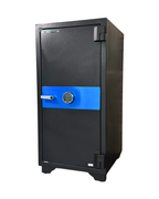 Angled side view showing depth of USCAN FB4520-E fire and burglary safe