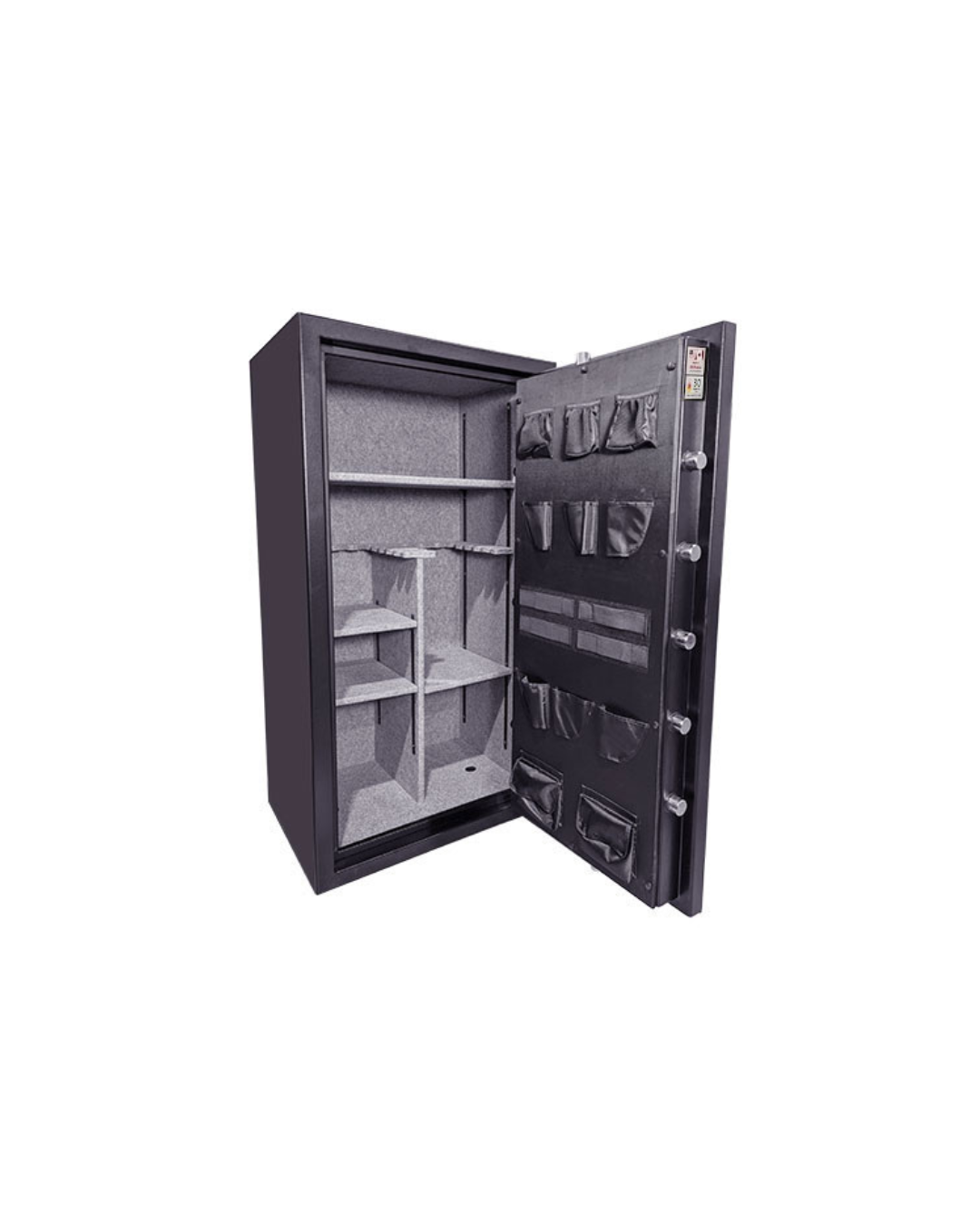 Uscan G5930-A-TXT-E-PDO gun safe interior with premium door organizer and adjustable shelves
